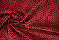 Stretch Satin Imprimé Pois Rouge Noir Stretch Satin Imprimé Pois Rouge Noir