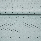 Stretch Satin Bedruckt Punkte Helles Alt-Mintgrün Stretch Satin Bedruckt Punkte Helles Alt-Mintgrün