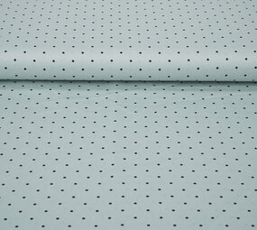 Stretch Satin Bedruckt Punkte Helles Alt-Mintgrün Stretch Satin Bedruckt Punkte Helles Alt-Mintgrün