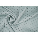 Stretch Satin Printed Dots Light Old Mint Green Stretch Satin Printed Dots Light Old Mint Green