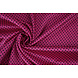 Stretch Satin Imprimé Pois Cyclamen Noir Stretch Satin Imprimé Pois Cyclamen Noir