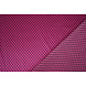 Stretch Satin Imprimé Pois Cyclamen Noir Stretch Satin Imprimé Pois Cyclamen Noir