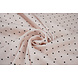 Stretch Satin Printed Dots Light Light Pink Stretch Satin Printed Dots Light Light Pink