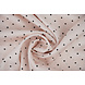 Stretch Satin Printed Dots Light Light Pink Stretch Satin Printed Dots Light Light Pink