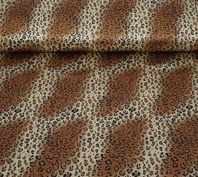 Stretch Satin Bedruckt Leopard Marloes Klein Stretch Satin Bedruckt Leopard Marloes Klein