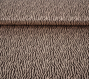 Stretch Satin Printed  Zebra Bibi Stretch Satin Printed  Zebra Bibi