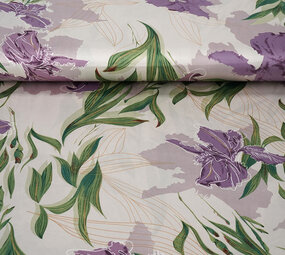Stretch Satin Bedruckt Blumen Els Stretch Satin Bedruckt Blumen Els