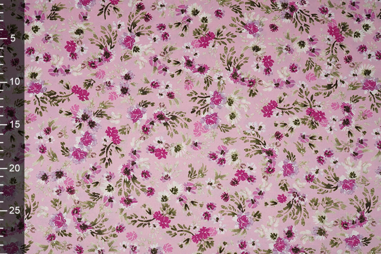 Stretch Satin Bedruckt Blumen Florine Stretch Satin Bedruckt Blumen Florine