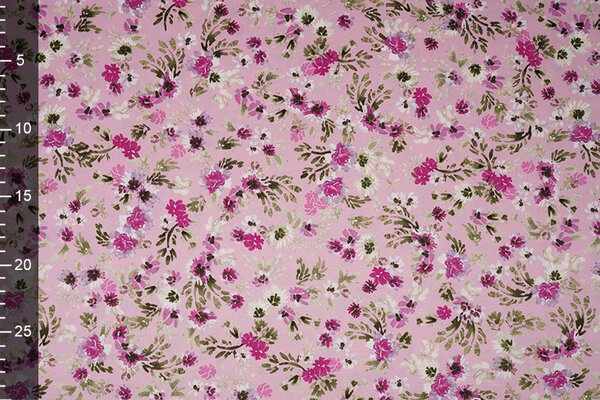 Stretch Satin Printed Flowers Florine Stretch Satin Printed Flowers Florine