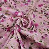 Stretch Raso Stampato Fiori Florine Stretch Raso Stampato Fiori Florine