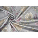 Stretch Raso Stampato Fiori Yvonne