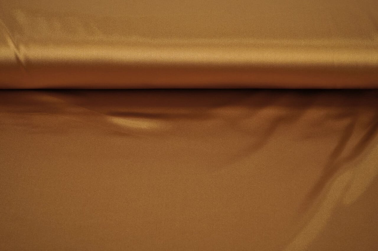Stretch Satin Sudan Marron Stretch Satin Sudan Marron