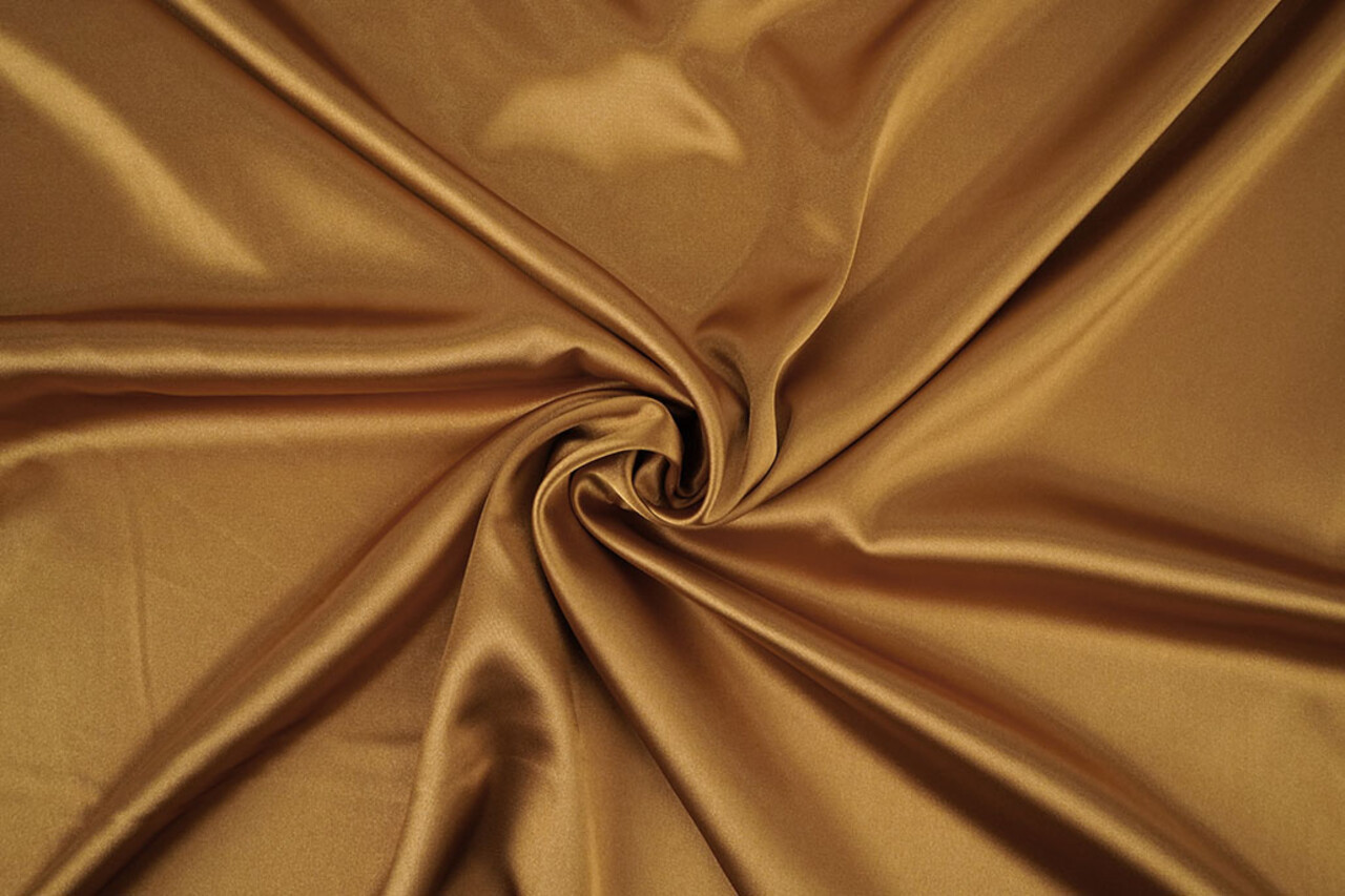 Stretch Satin Sudan Marron Stretch Satin Sudan Marron