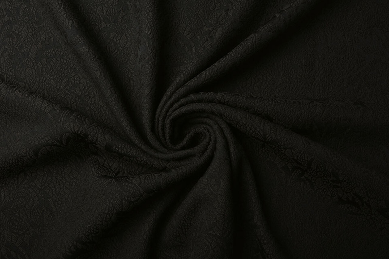 Tejido Jacquard Elena Negro