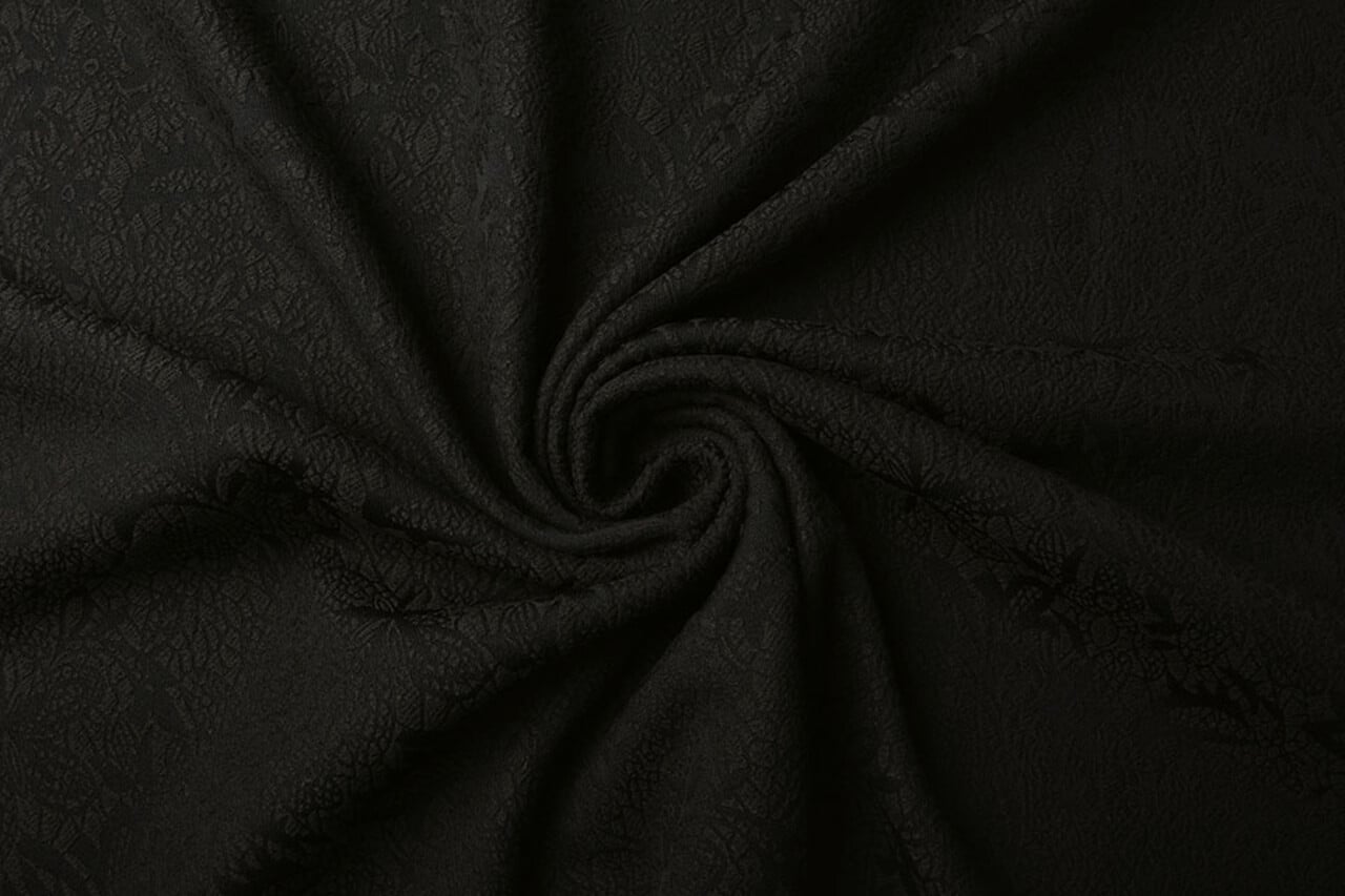 Tessuto Jacquard Elena Nero Tessuto Jacquard Elena Nero