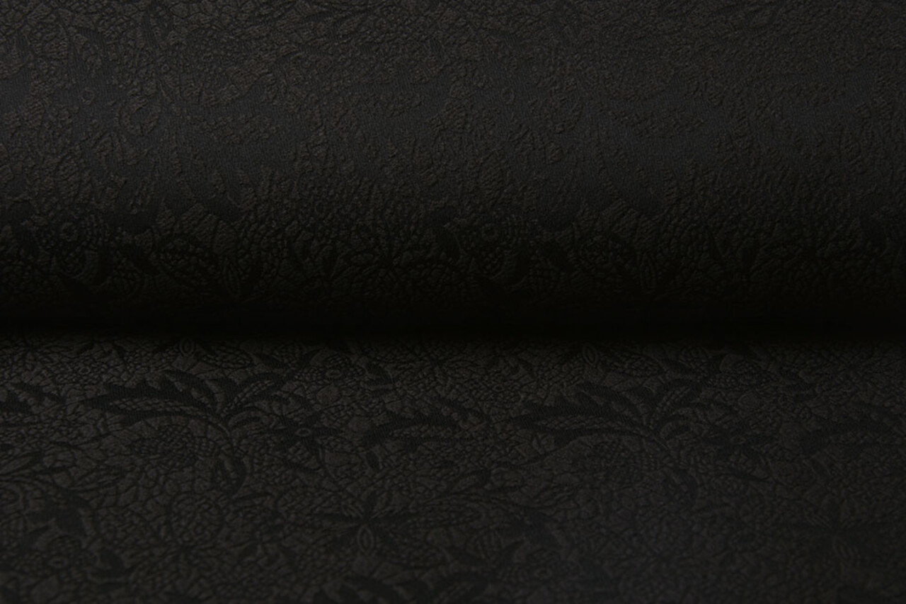 Tessuto Jacquard Elena Nero Tessuto Jacquard Elena Nero