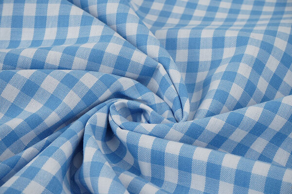 Boerenbont Ruit 8 mm Licht Blauw Boerenbont Ruit 8 mm Licht Blauw