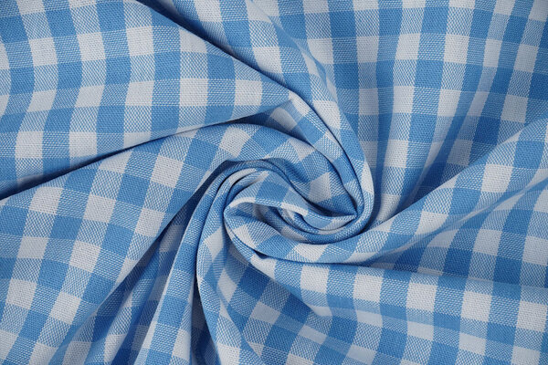 Boerenbont Ruit 8 mm Licht Blauw Boerenbont Ruit 8 mm Licht Blauw