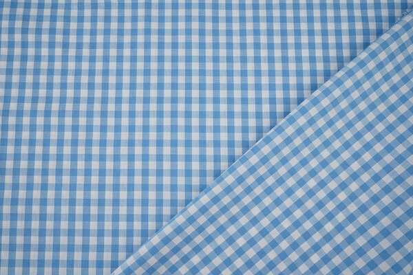 Vichy Traditionnel Carreaux 8 Mm Bleu Clair Vichy Traditionnel Carreaux 8 Mm Bleu Clair