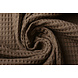 Oeko-Tex® Wafel Katoen Taupe Oeko-Tex® Wafel Katoen Taupe