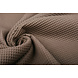 Oeko-Tex® Wafel Katoen Taupe Oeko-Tex® Wafel Katoen Taupe