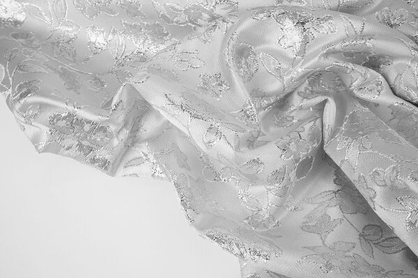 Brocado Lidia Plateado