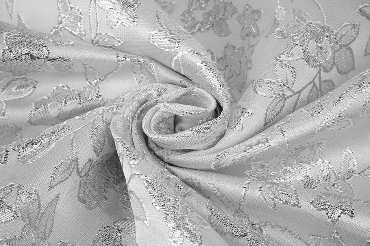 Brocado Lidia Plateado