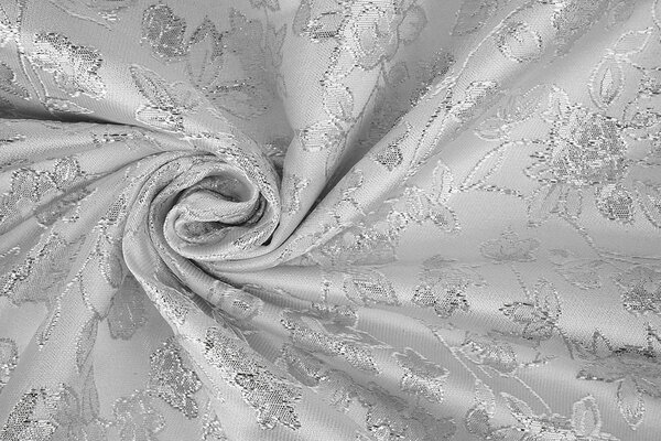 Brocado Lidia Plateado