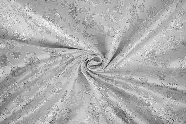 Brocado Lidia Plateado