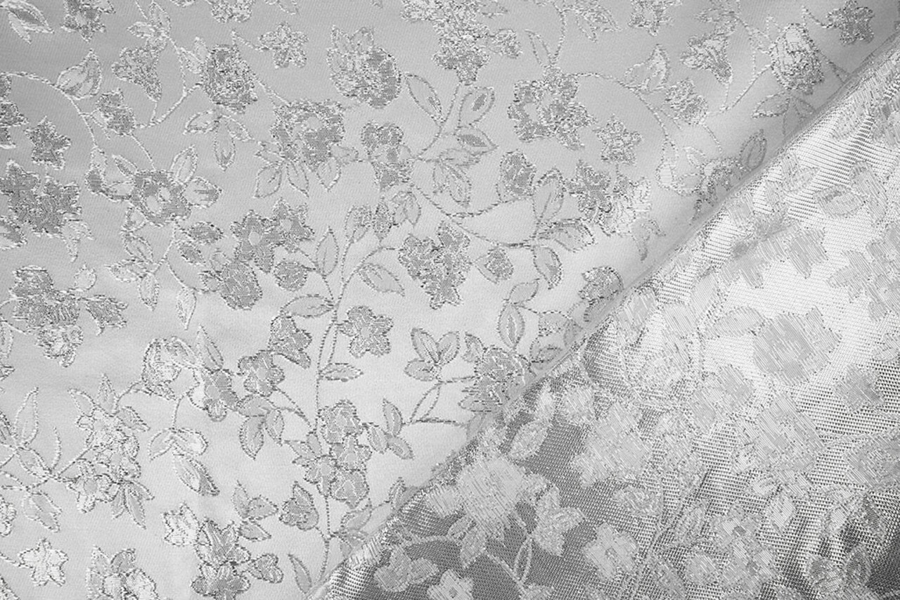 Brocado Lidia Plateado