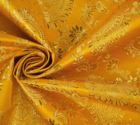 Brocade Celia Ocher Yellow