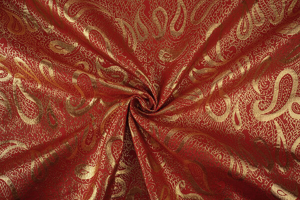Broccato Paisley Rosso Broccato Paisley Rosso