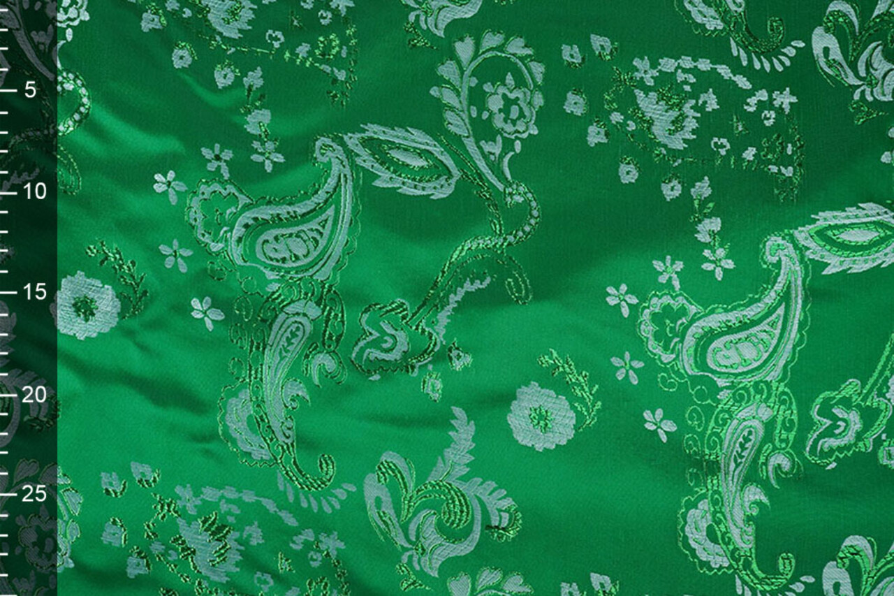 Brocart Janne Vert