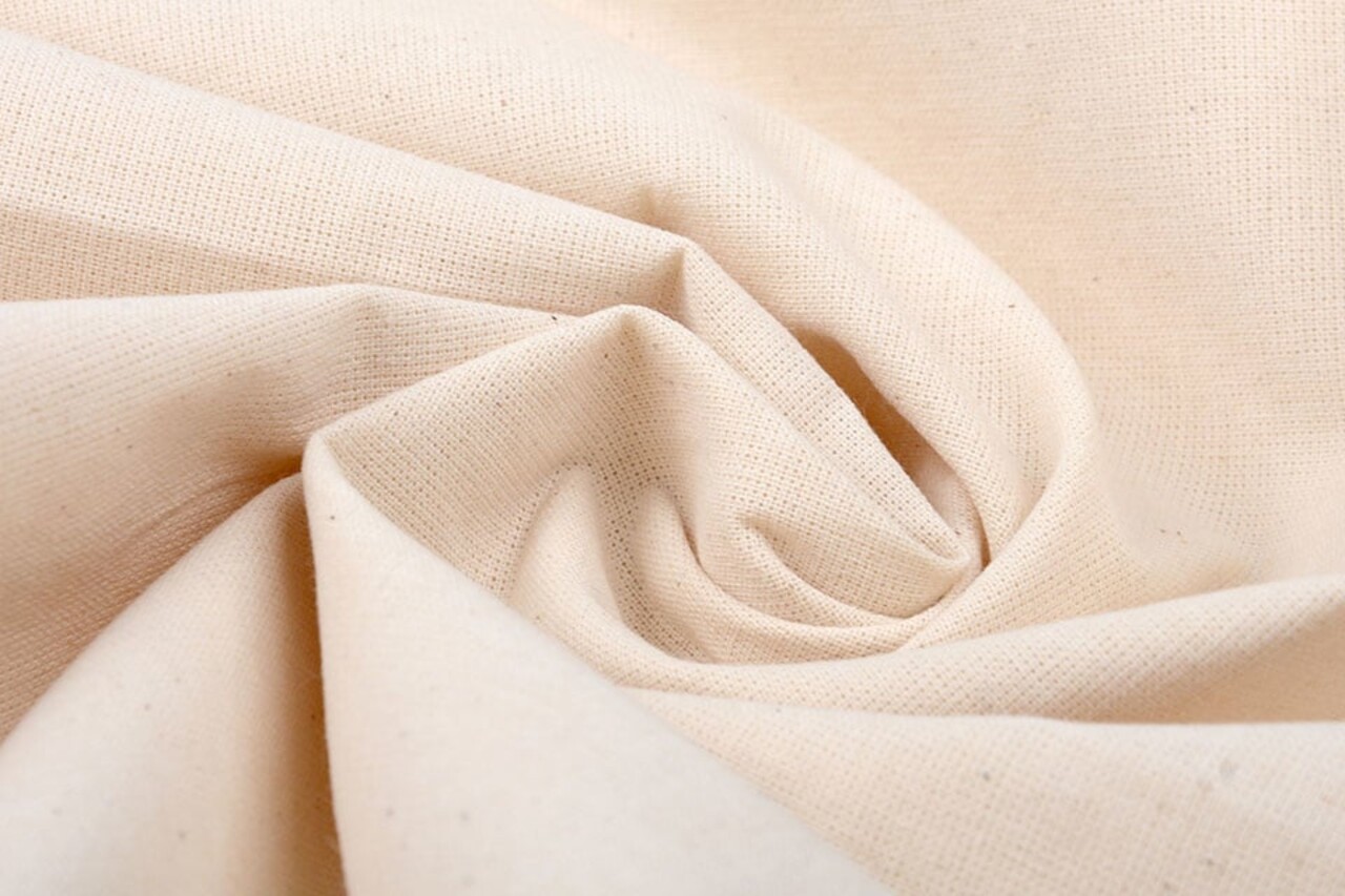 Unbleached cotton Plainweave 3 Meters Wide