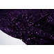 Lentejuelas sobre Terciopelo Morado Oscuro
