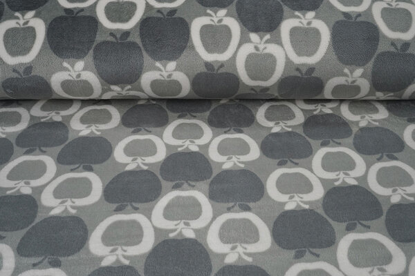 Flanella Pile Appel Grigio Flanella Pile Appel Grigio