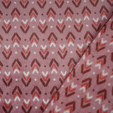 Flanell Fleece Geometrisch Rosa Flanell Fleece Geometrisch Rosa