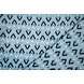 Flanella Pile Geometrisch Blu Flanella Pile Geometrisch Blu