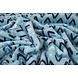 Flanella Pile Geometrisch Blu Flanella Pile Geometrisch Blu