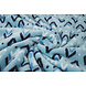 Flanella Pile Geometrisch Blu Flanella Pile Geometrisch Blu