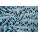 Flanelle Polaire Geometrisch Bleu