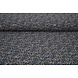 Mousseline Film Métallisé Sauvage Bleu Marine Mousseline Film Métallisé Sauvage Bleu Marine