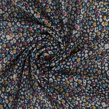 Chiffon Foil Sauvage Navy Blue