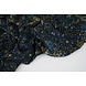 Chiffon Lamina Feroce Flora Blu Navy Chiffon Lamina Feroce Flora Blu Navy