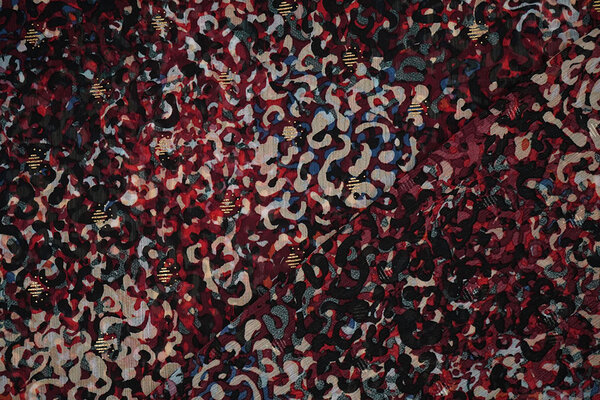 Chiffon Lamina Amber Bordeaux Chiffon Lamina Amber Bordeaux