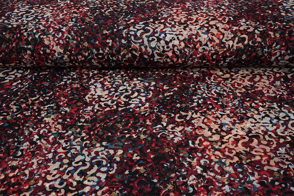 Mousseline Film Métallisé Amber Bordeaux Mousseline Film Métallisé Amber Bordeaux