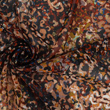 Chiffon Foil Amber Rust Brique