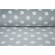 Flannel Fleece Dots Light Grey Flannel Fleece Dots Light Grey