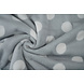 Flannel Fleece Dots Light Grey Flannel Fleece Dots Light Grey