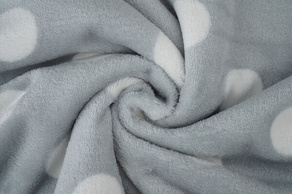 Flannel Fleece Dots Light Grey Flannel Fleece Dots Light Grey